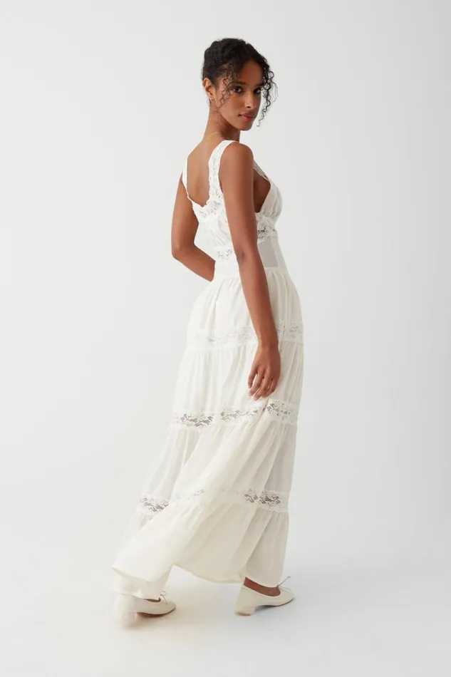 Frankies Bikinis Dresses Women Dakota Maxi Dress White