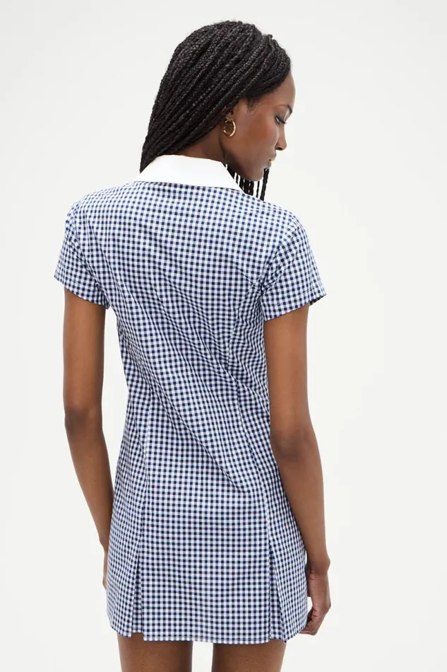 Frankies Bikinis Dresses Women Garden Gingham Mini Dress Seaside Gingham