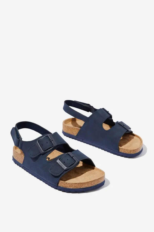 Girls 214Boys 214 Flats and Sandals Cotton On Theo Sandal Navynavy