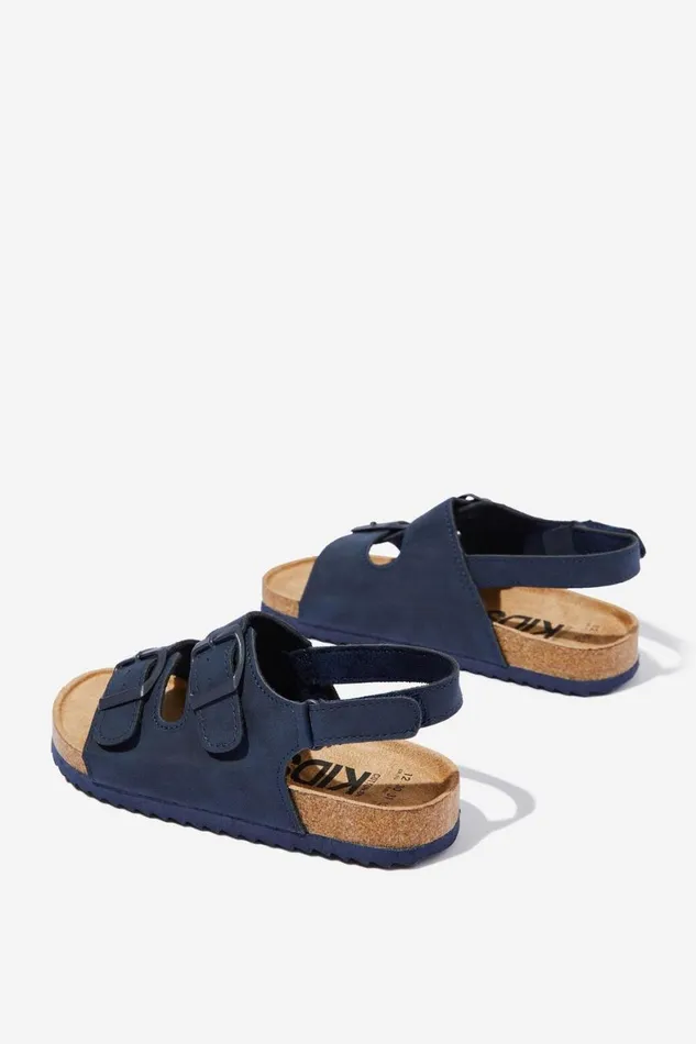 Girls 214Boys 214 Flats and Sandals Cotton On Theo Sandal Navynavy