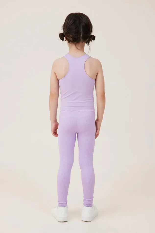 Girls 214 Leggings Pants and Jeans Cotton On Imogen Seamfree Legging Lilac Drop