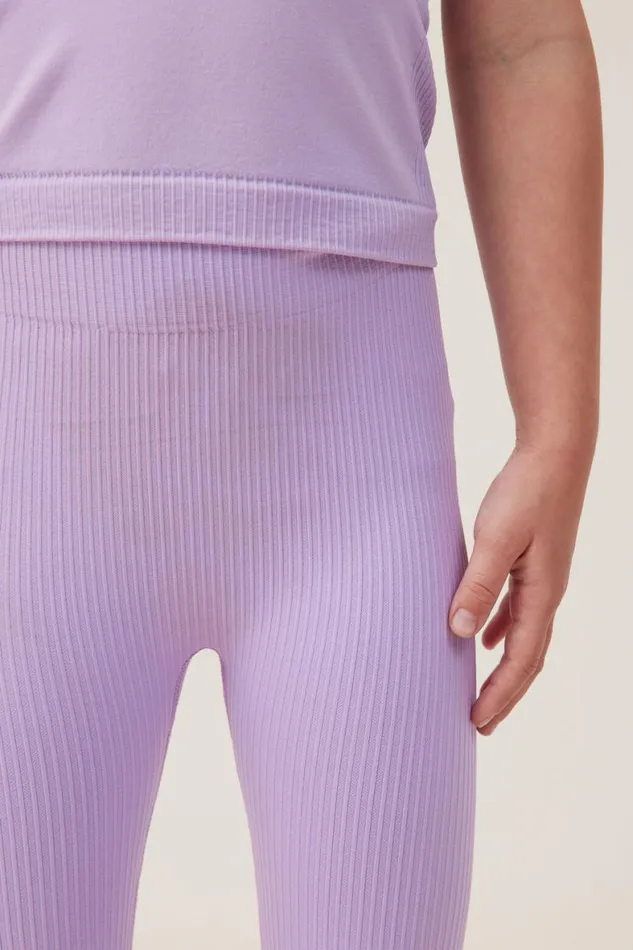 Girls 214 Leggings Pants and Jeans Cotton On Imogen Seamfree Legging Lilac Drop