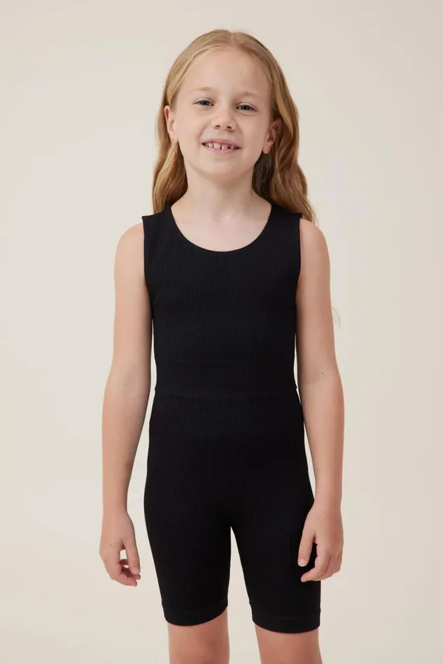 Girls 214 Tops and TShirts Cotton On Imani Seamfree Top Black