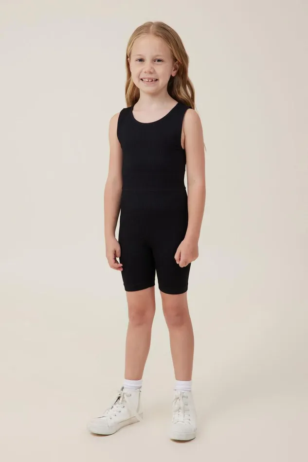 Girls 214 Tops and TShirts Cotton On Imani Seamfree Top Black