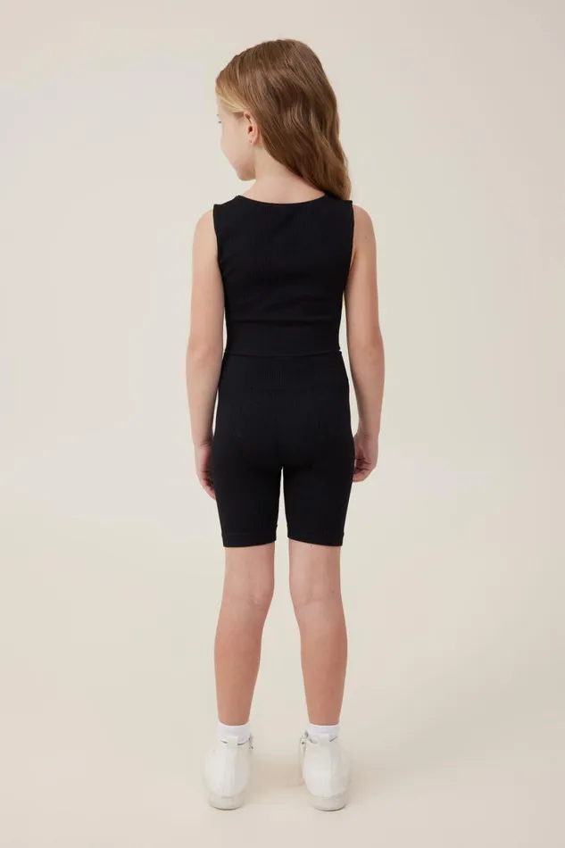 Girls 214 Tops and TShirts Cotton On Imani Seamfree Top Black