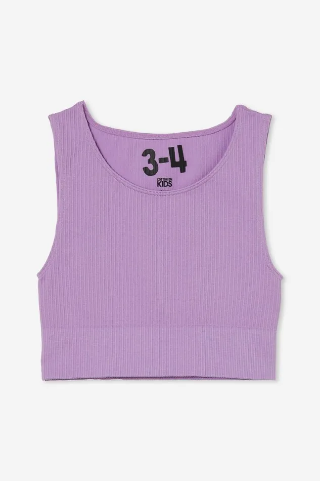 Girls 214 Tops and TShirts Cotton On Imani Seamfree Top Lavender Dreams
