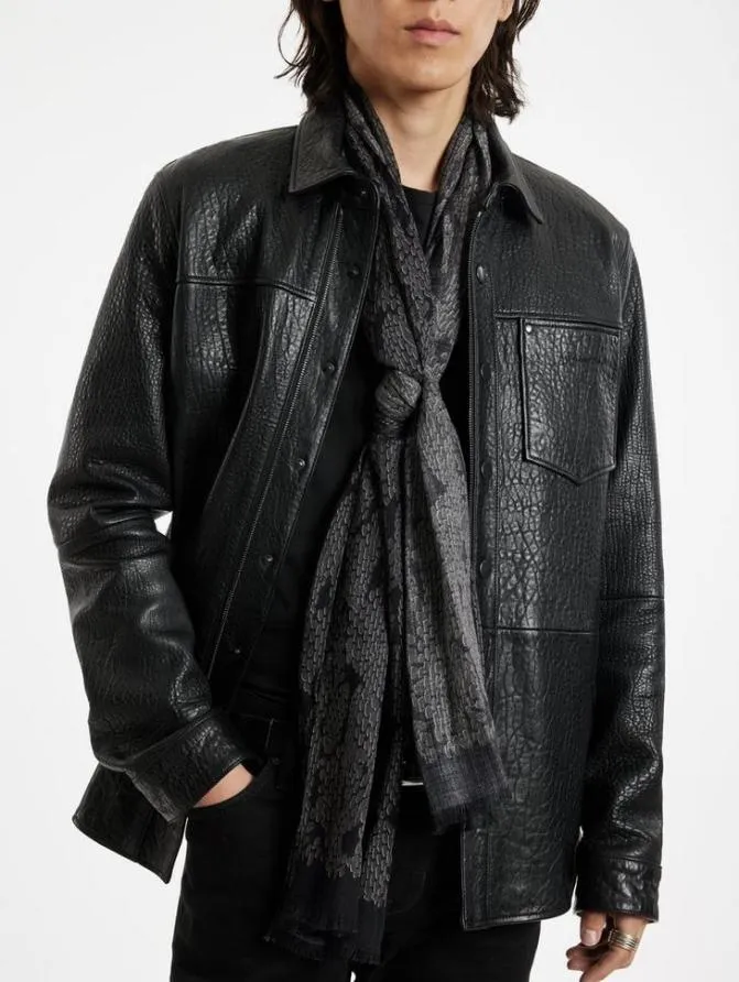 GIROD SCARF Black Accessories John Varvatos Scarves