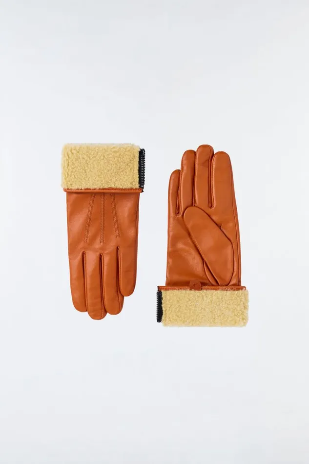 Gloves Women Mackage WILLIS RLeather Glove With Shearling Cuff Black Gloves Women Mackage WILLIS RLeather Glove With Shearling Cuff Black