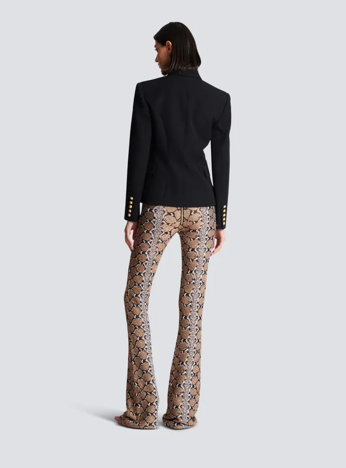 Grain De Poudre 6button Jacket Black Women Balmain Jackets And Blazers
