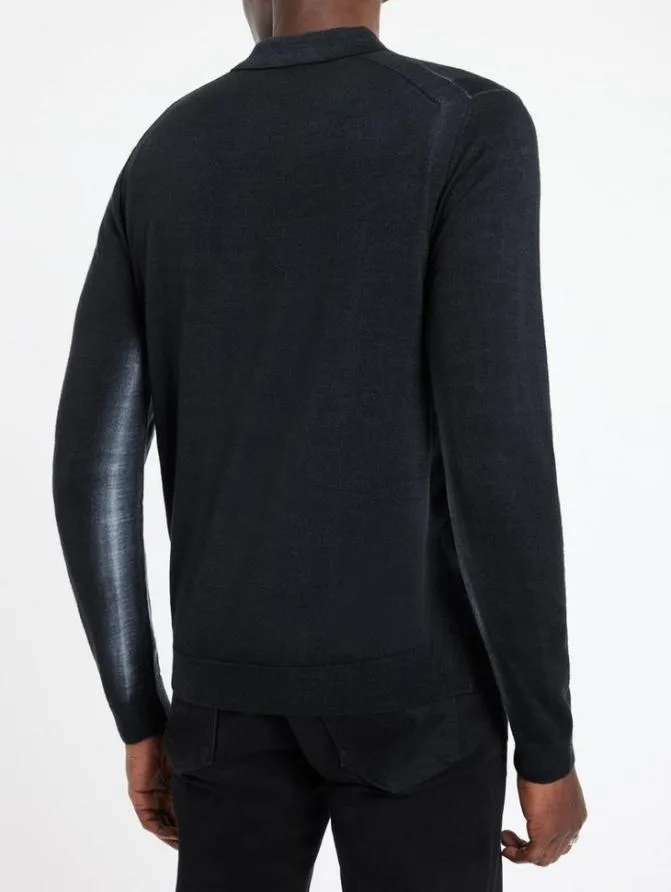 GUSTAVE POLO Black Clothing John Varvatos Sweaters