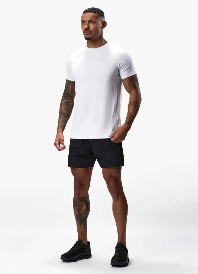 Gym King Gymwear Men Energy Linear Tee 8211 White