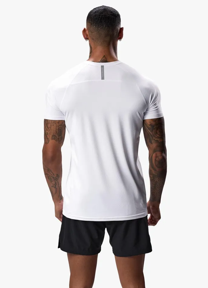 Gym King Gymwear Men Energy Linear Tee 8211 White
