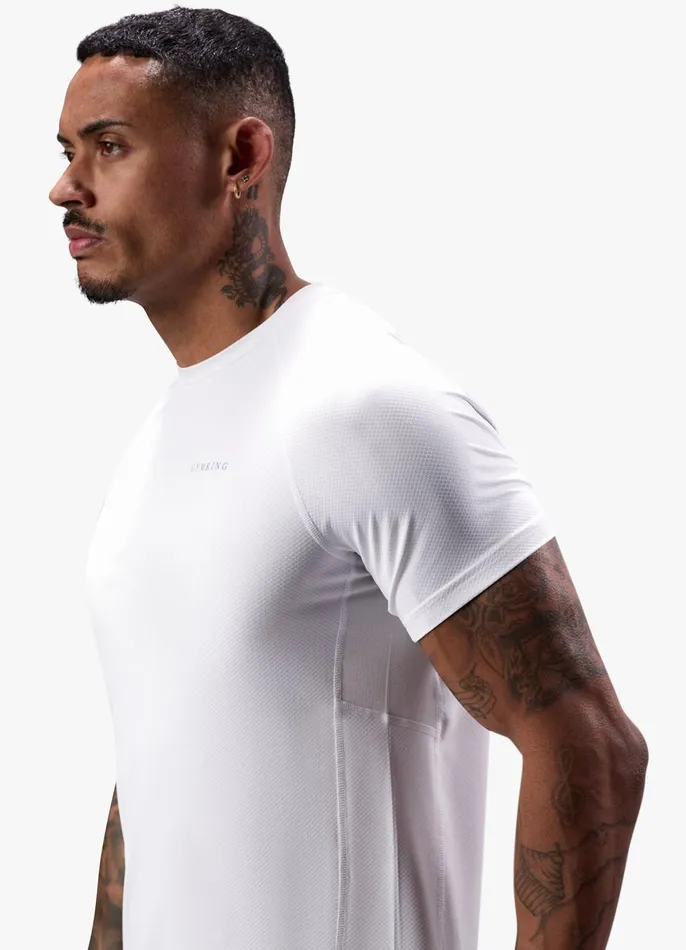 Gym King Gymwear Men Energy Linear Tee 8211 White
