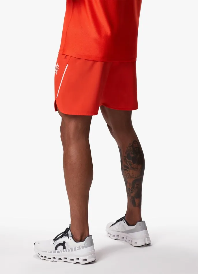 Gym King Gymwear Men Flex 6034 Short 8211 Chilli RedWhite
