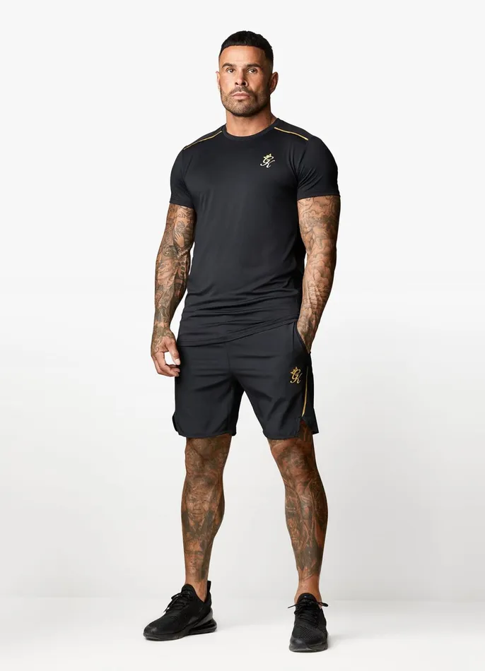 Gym King Gymwear Men Flex Short 8211 BlackGold
