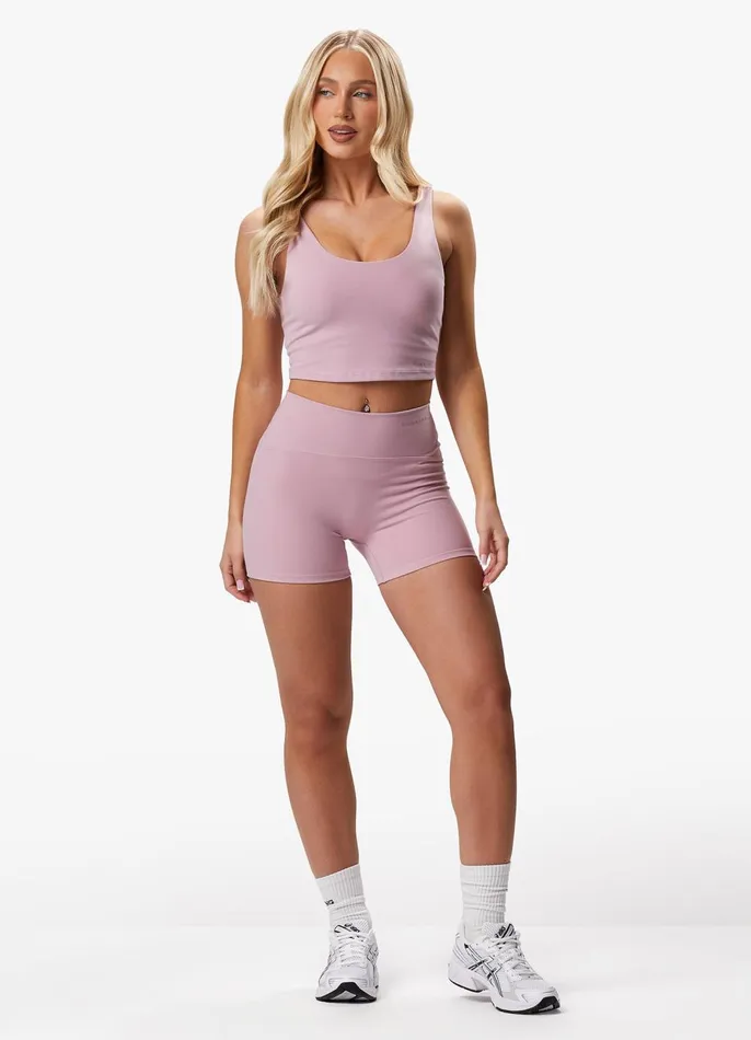 Gym King Gymwear Women Peach Luxe Tank 8211 Dusky Mauve Luxe