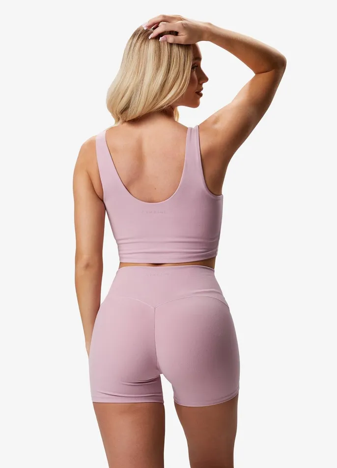 Gym King Gymwear Women Peach Luxe Tank 8211 Dusky Mauve Luxe