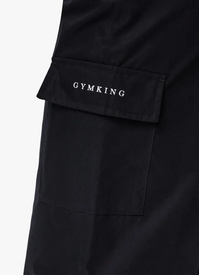Gym King Joggers Women Established Woven Cargo 8211 Black