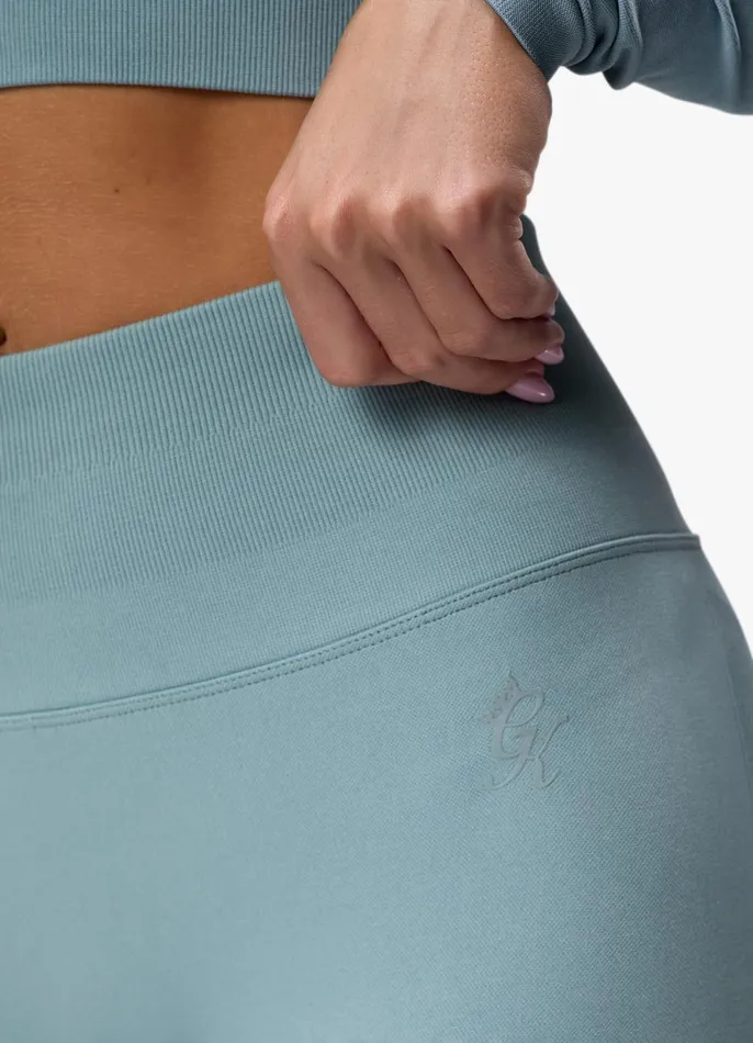 Gym King Leggings Women Sculpt Seamless Legging 8211 Stone Blue