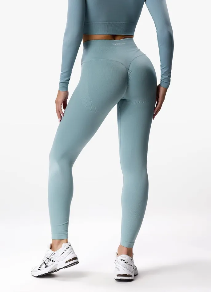 Gym King Leggings Women Sculpt Seamless Legging 8211 Stone Blue
