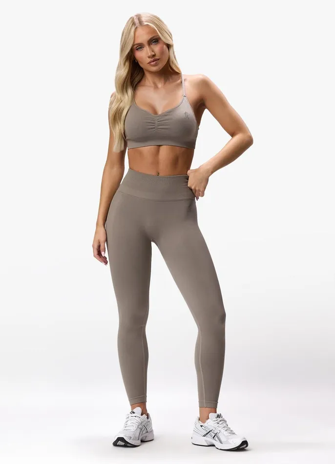 Gym King Leggings Women Sculpt Seamless Legging 8211 Truffle