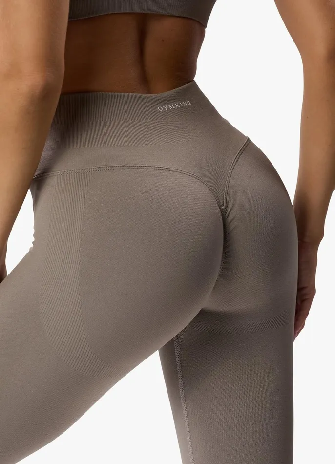 Gym King Leggings Women Sculpt Seamless Legging 8211 Truffle