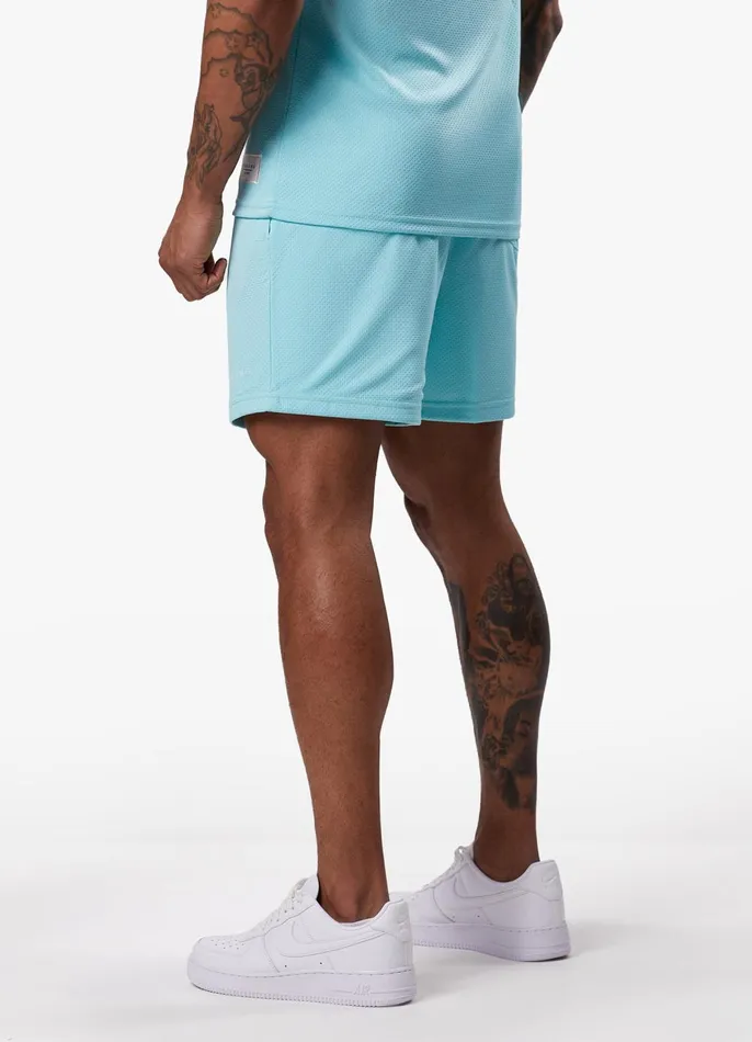 Gym King Shorts Men Brooklyn Mesh Short 8211 Aqua Blue
