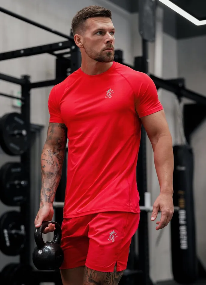 Gym King Shorts Men Energy Short 8211 Hot Red