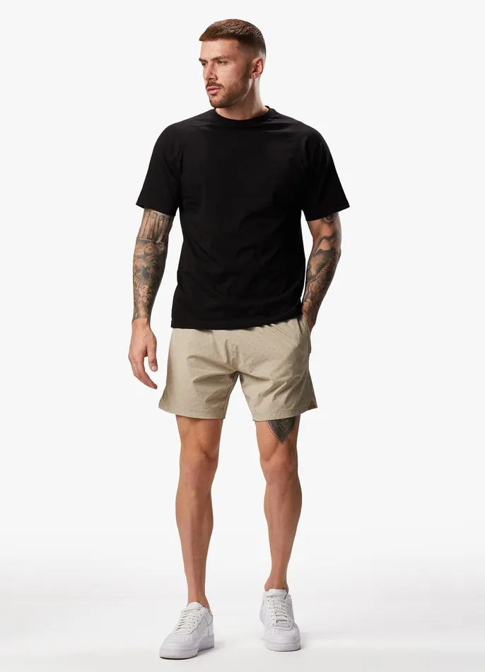 Gym King Shorts Men Rebellion AOP Cargo Shorts 8211 Sandstone