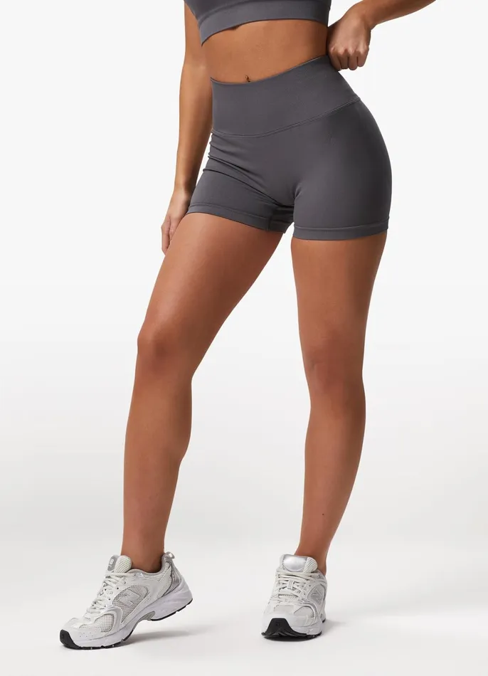 Gym King Shorts Women Sculpt Seamless 3034 Short 8211 Space Grey