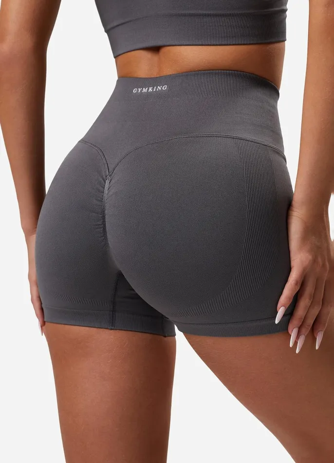 Gym King Shorts Women Sculpt Seamless 3034 Short 8211 Space Grey