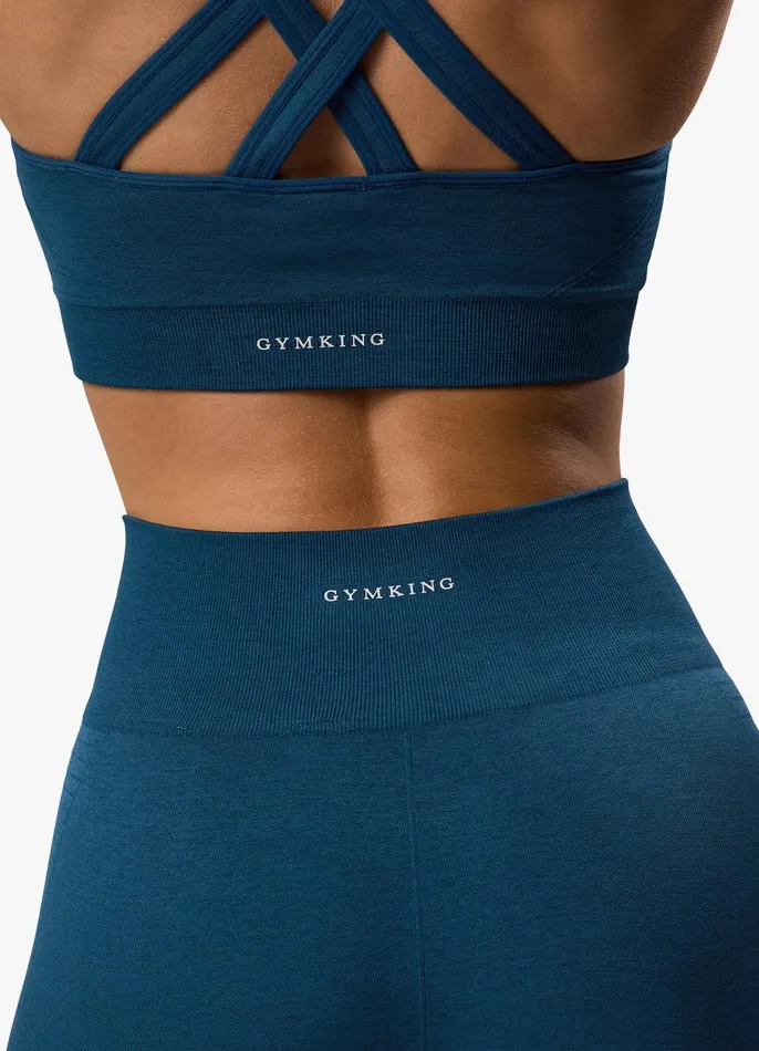 Gym King Sports Bras Women Results 20 Seamless Cross Over Bra 8211 Teal