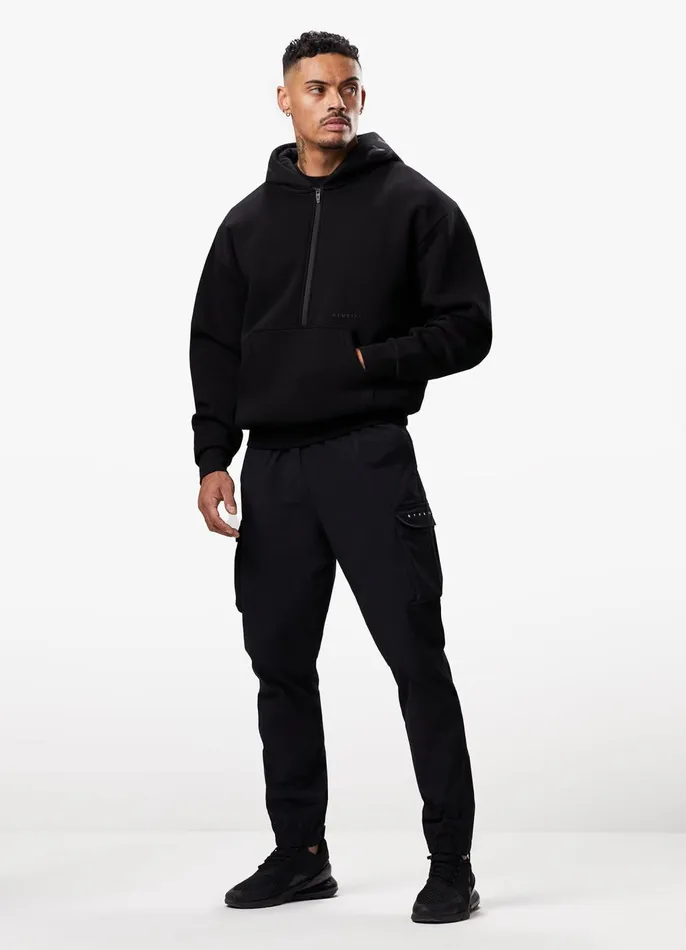 Gym King Sweatshirts and Hoodies Men Alpha 12 Zip Hood 8211 Black