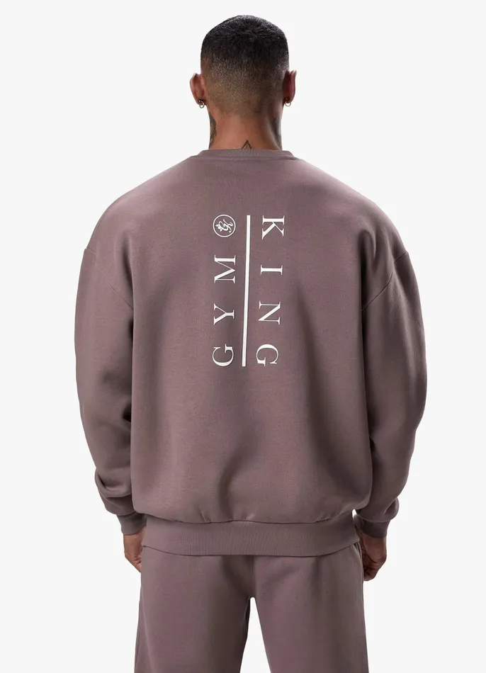 Gym King Sweatshirts and Hoodies Men Division Crew 8211 Iron