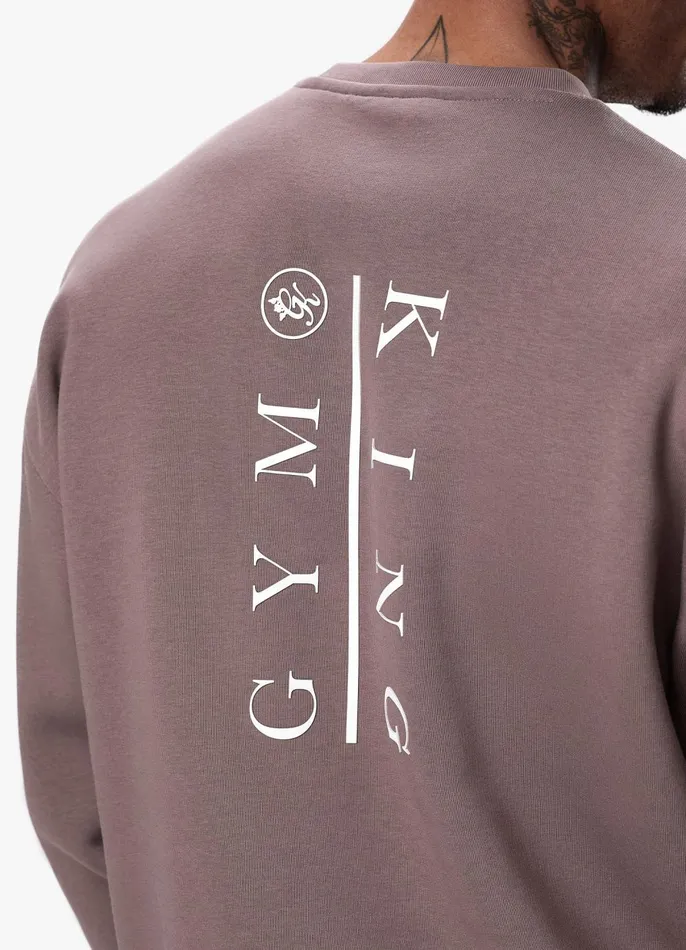 Gym King Sweatshirts and Hoodies Men Division Crew 8211 Iron