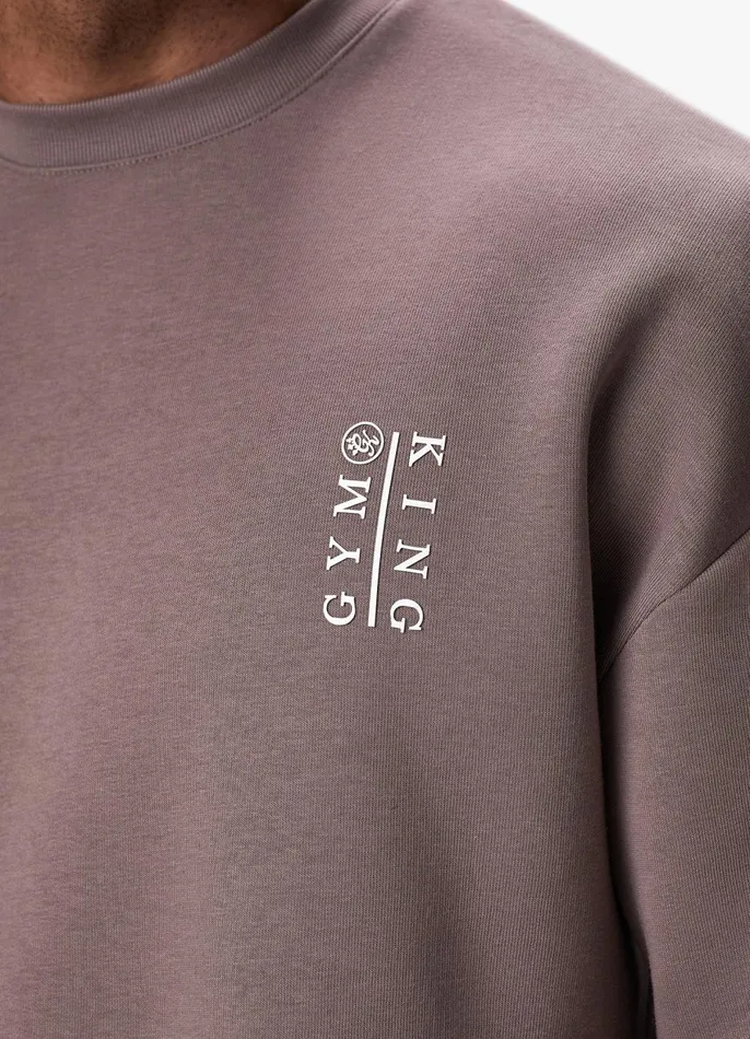 Gym King Sweatshirts and Hoodies Men Division Crew 8211 Iron