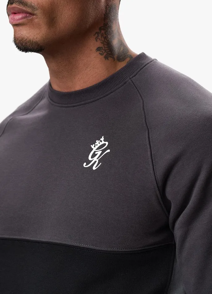 Gym King Sweatshirts and Hoodies Men Minefield Crew 8211 Black