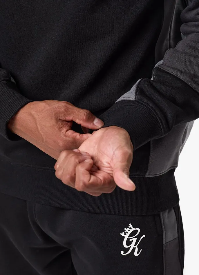 Gym King Sweatshirts and Hoodies Men Minefield Crew 8211 Black