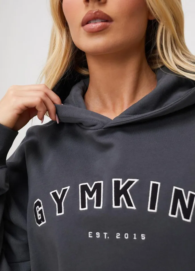 Gym King Sweatshirts and Hoodies Women Shadow Oversized Hood 8211 Shadow Grey