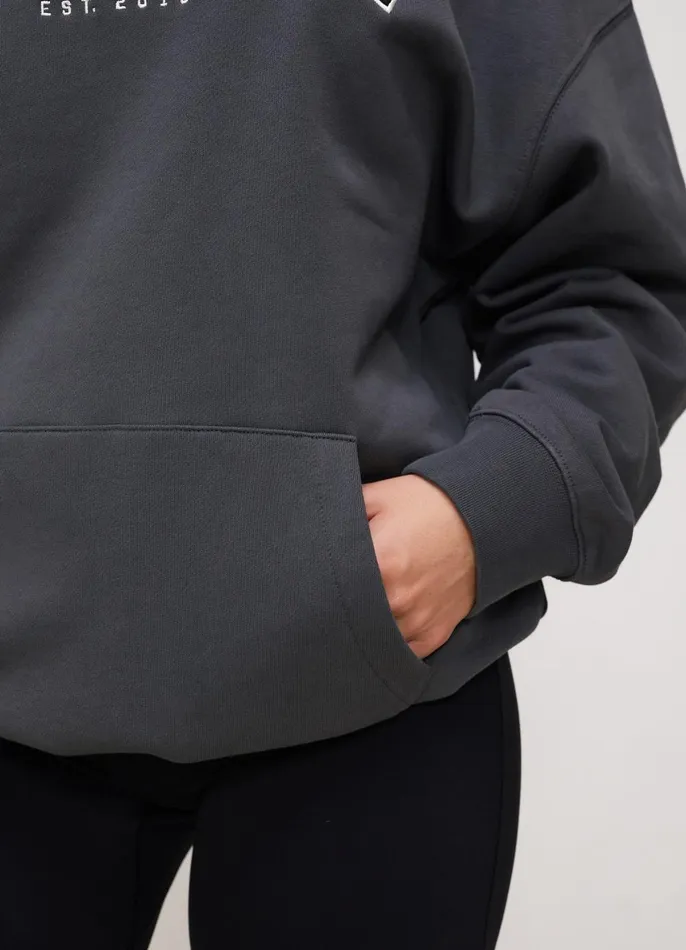 Gym King Sweatshirts and Hoodies Women Shadow Oversized Hood 8211 Shadow Grey