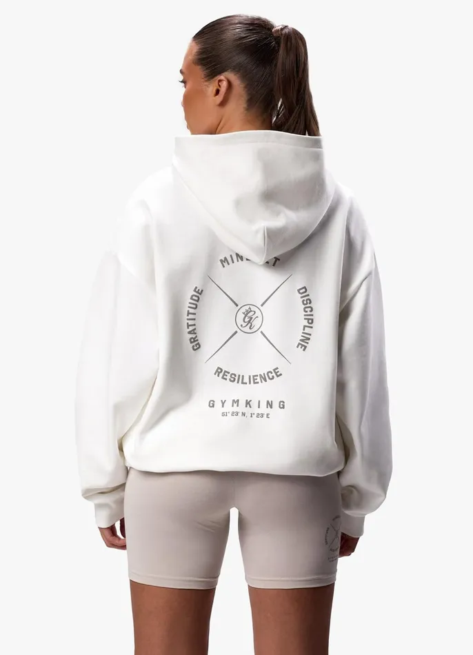 Gym King Sweatshirts and Hoodies Women Stoic Hood 8211 Cream