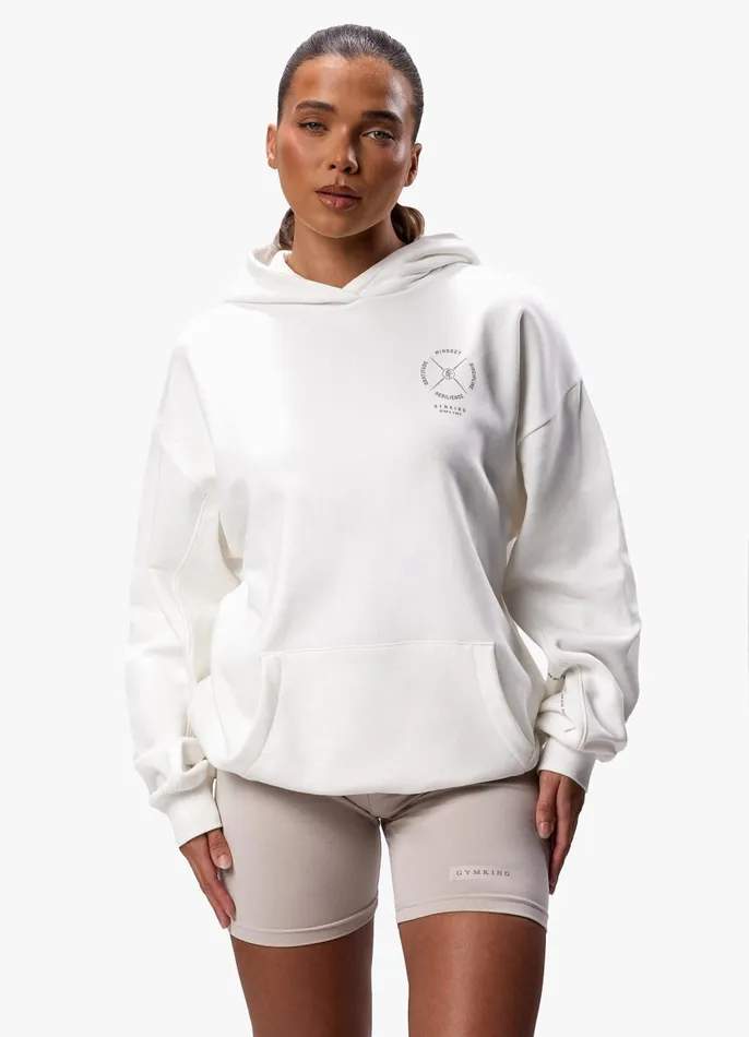Gym King Sweatshirts and Hoodies Women Stoic Hood 8211 Cream