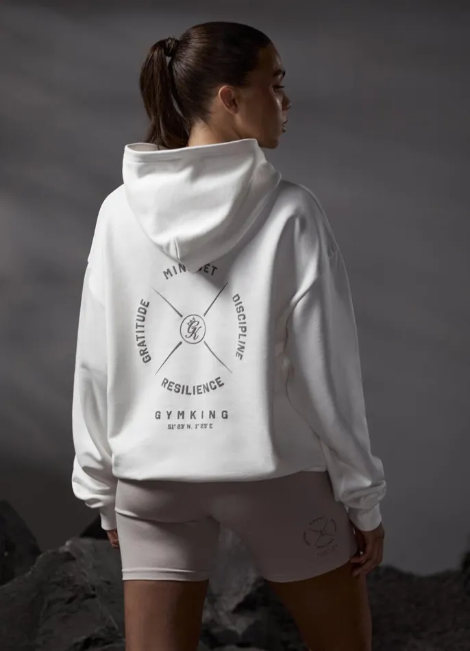 Gym King Sweatshirts and Hoodies Women Stoic Hood 8211 Cream