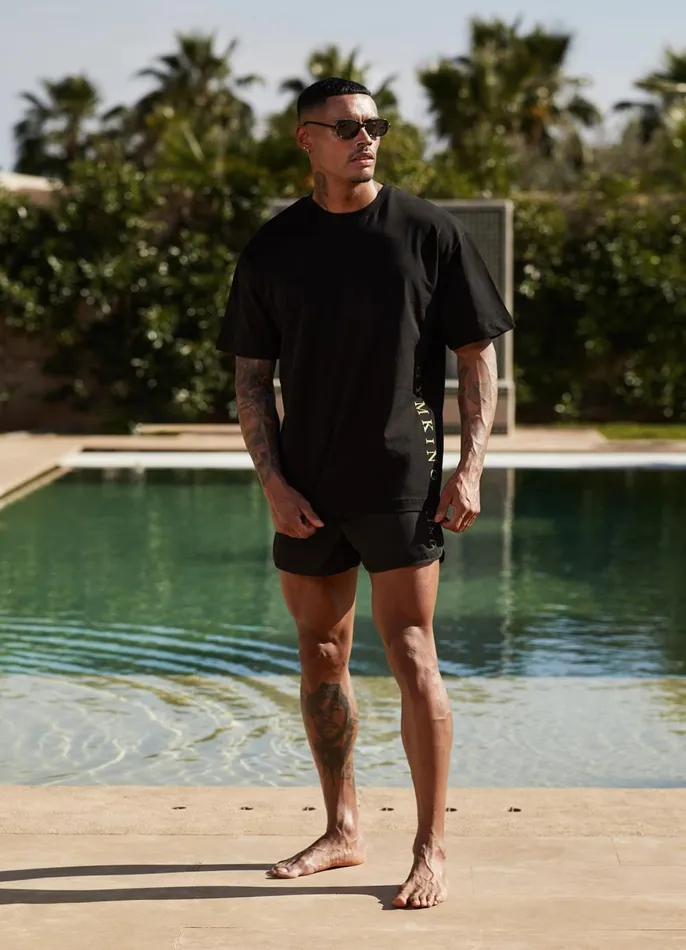 Gym King TShirts Men Blaze Jersey Tee 8211 BlackGold