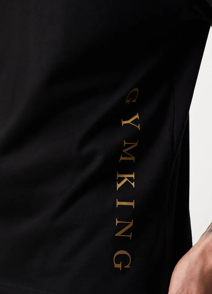 Gym King TShirts Men Blaze Jersey Tee 8211 BlackGold