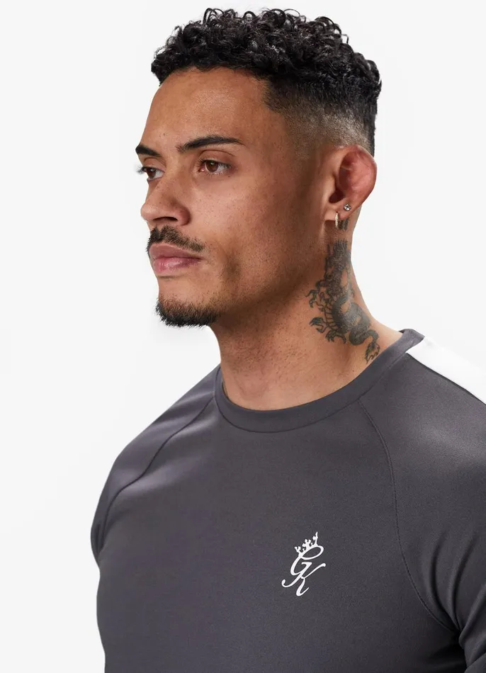 Gym King TShirts Men Core Plus Poly Tee 8211 Graphite