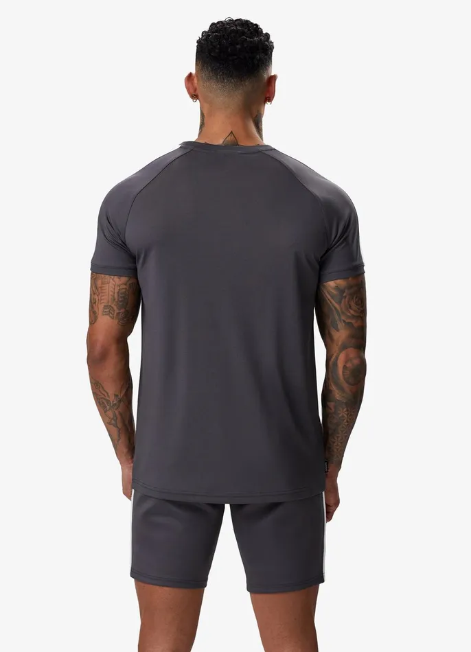 Gym King TShirts Men Core Plus Poly Tee 8211 Graphite