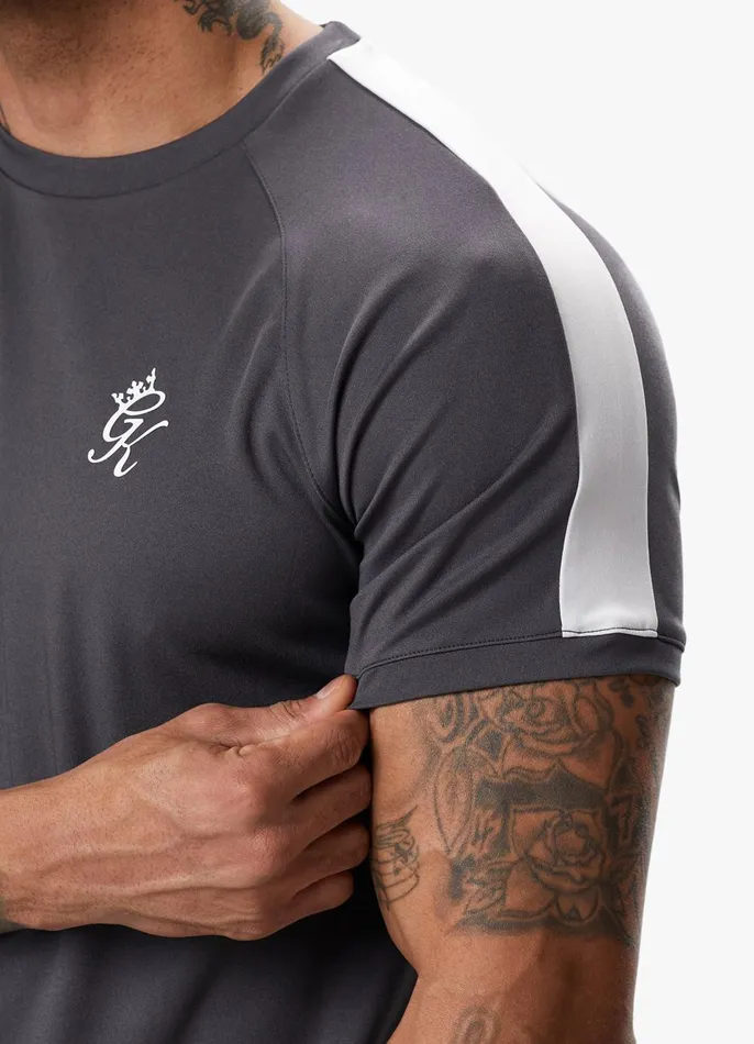 Gym King TShirts Men Core Plus Poly Tee 8211 Graphite