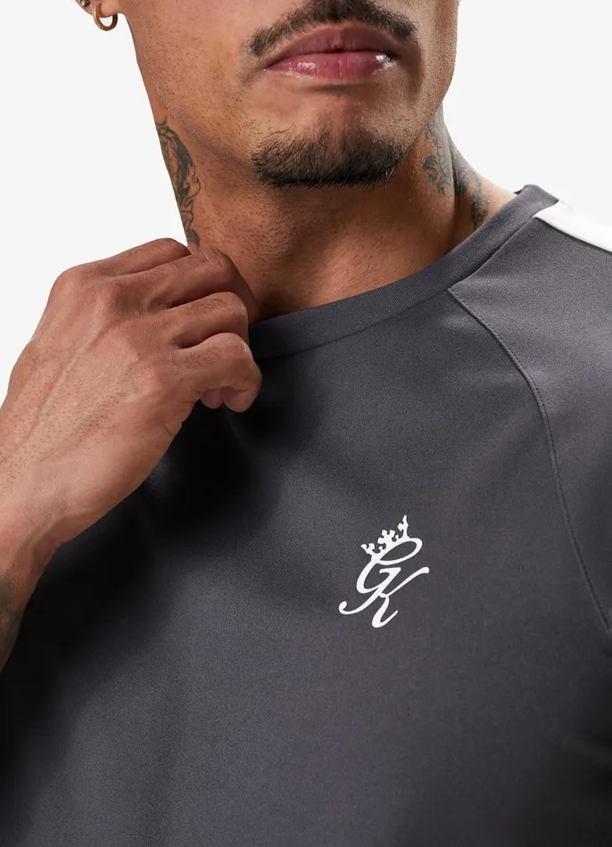 Gym King TShirts Men Core Plus Poly Tee 8211 Graphite