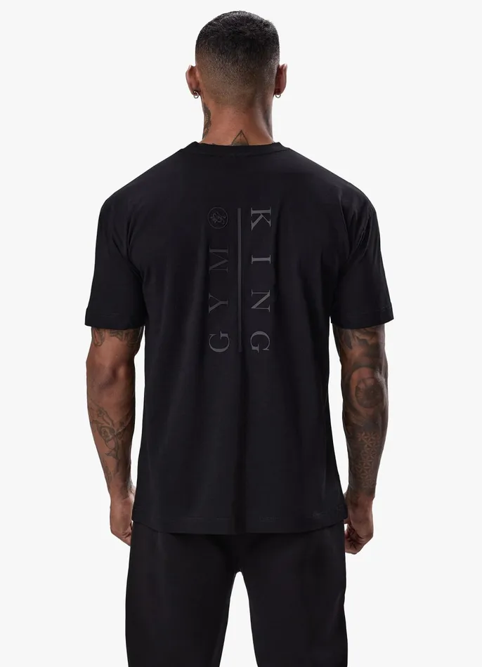 Gym King TShirts Men Division Tee 8211 Black